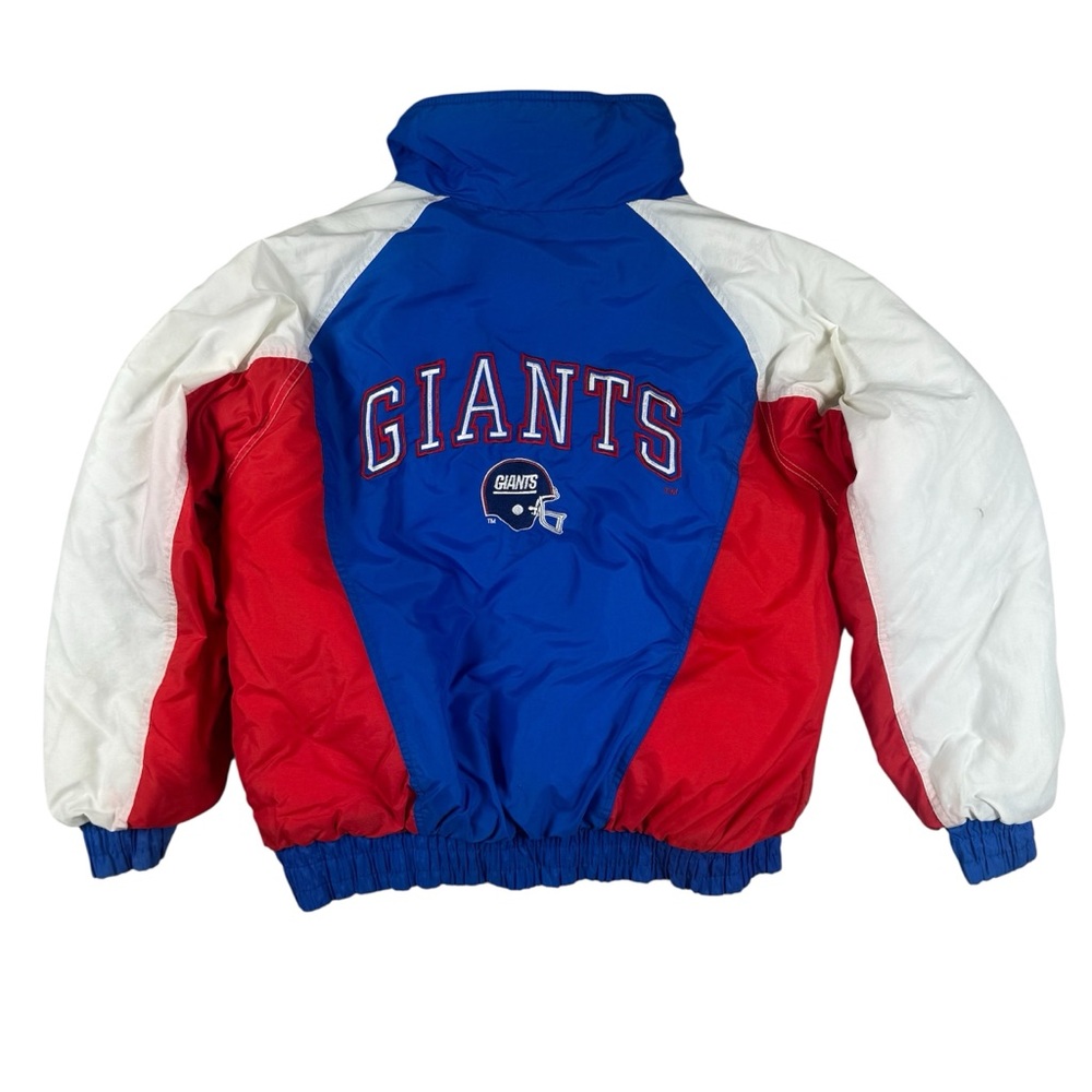 SOLD***Vintage 90s New York Giants Logo 7 Puffer Jacket Full Zip Men’s